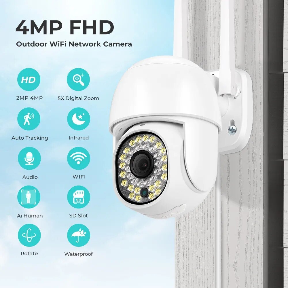 Caméra WiFi 4MP avec détection humaine AI - 2