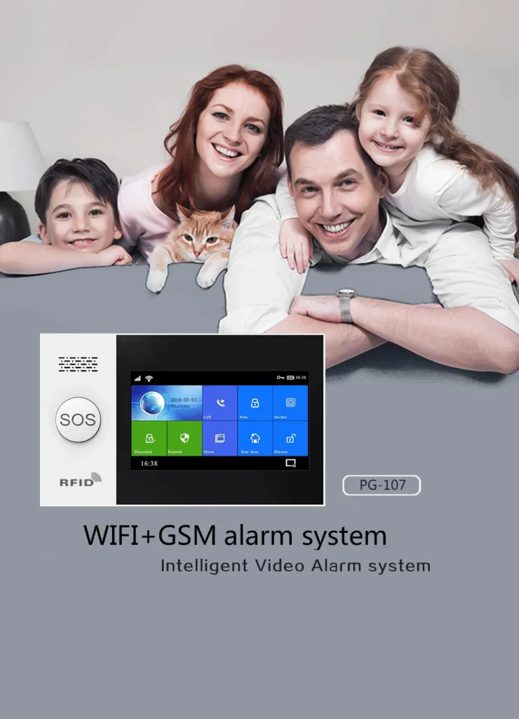 Alarme Maison Sans Fil WIFI GSM - 18