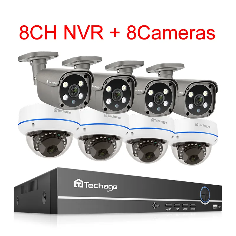 Système CCTV POE H.265 5MP - 9