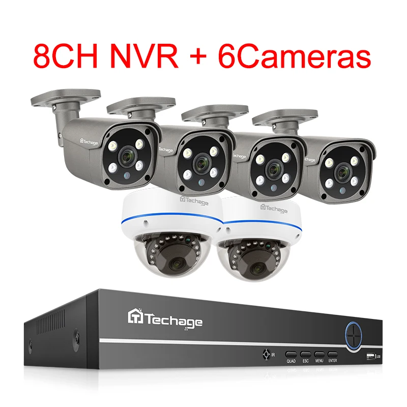 Système CCTV POE H.265 5MP - 4