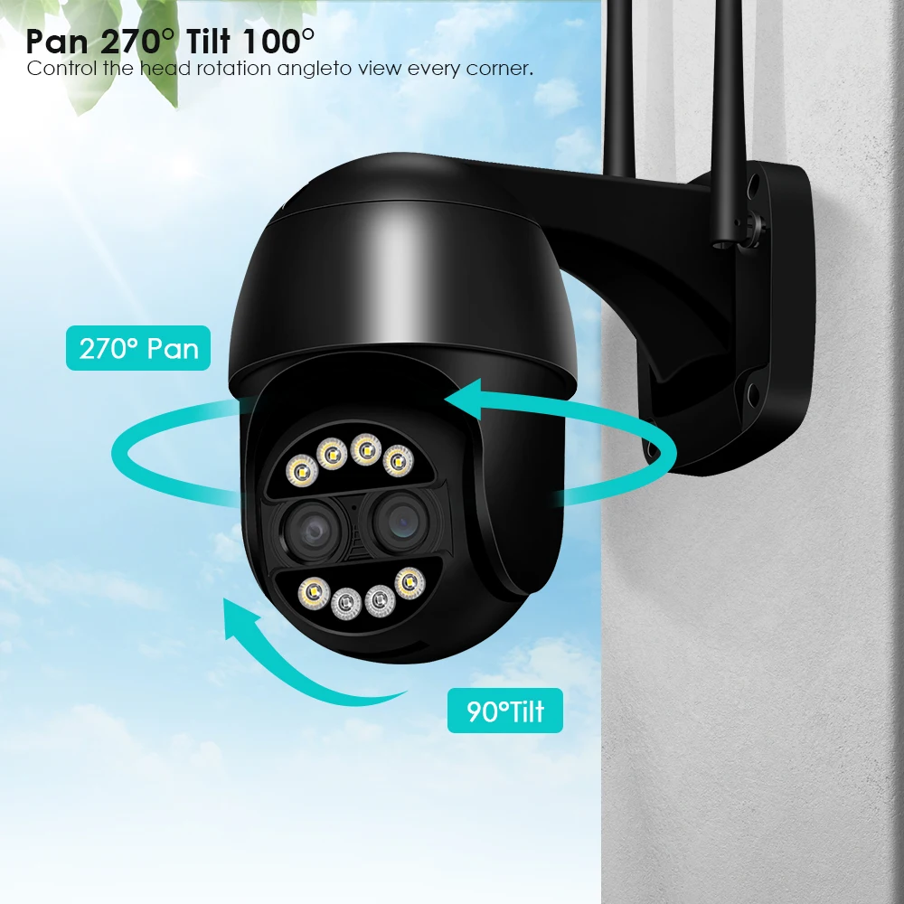 Caméra PTZ IP 8MP avec Zoom 8x - 2