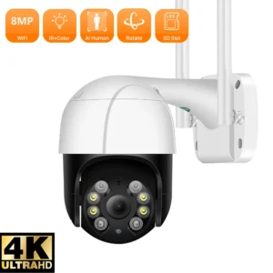 Caméra UHD Wifi 8MP Speed Dome PTZ